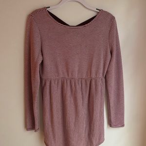 White birch long sleeve top